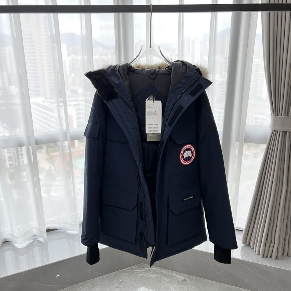 ThermaCore Faux Fur Jacket Navy