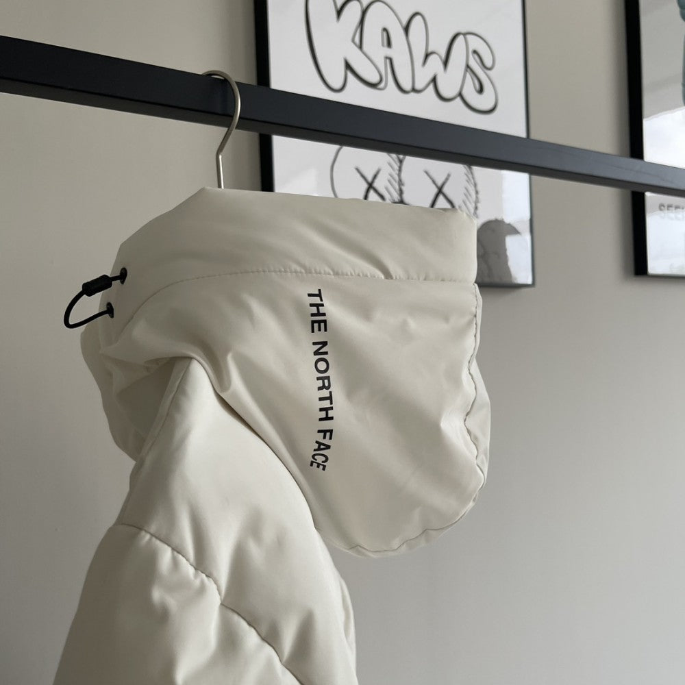 North Face Trench Coat Jacket White