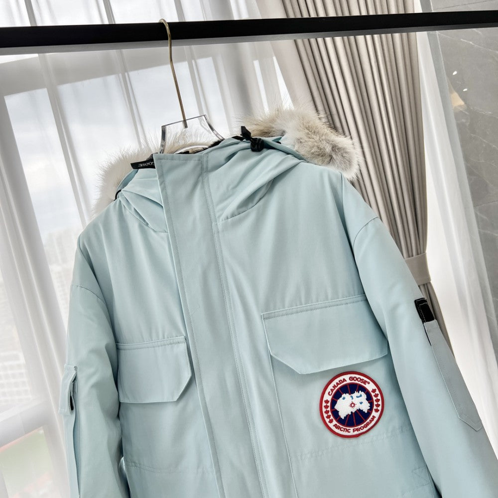 ThermaCore Faux Fur Jacket Blue