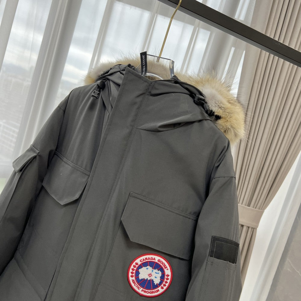 ThermaCore Faux Fur Jacket Grey