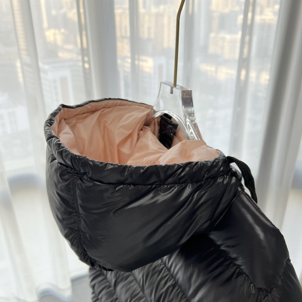 Padded Shine Fit Zip Puffer Jacket