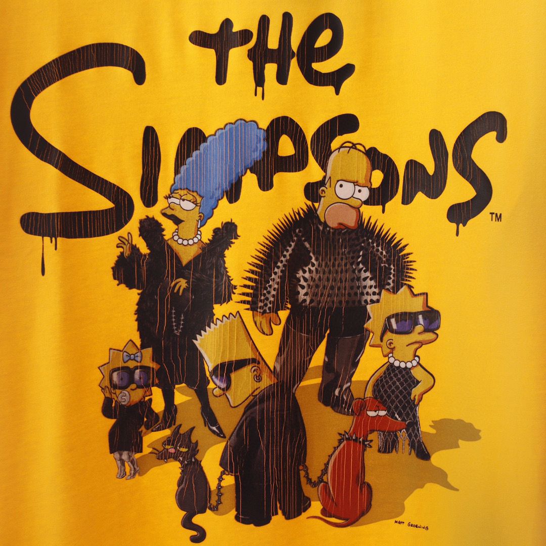 Balenci Simpson Yellow T-Shirt