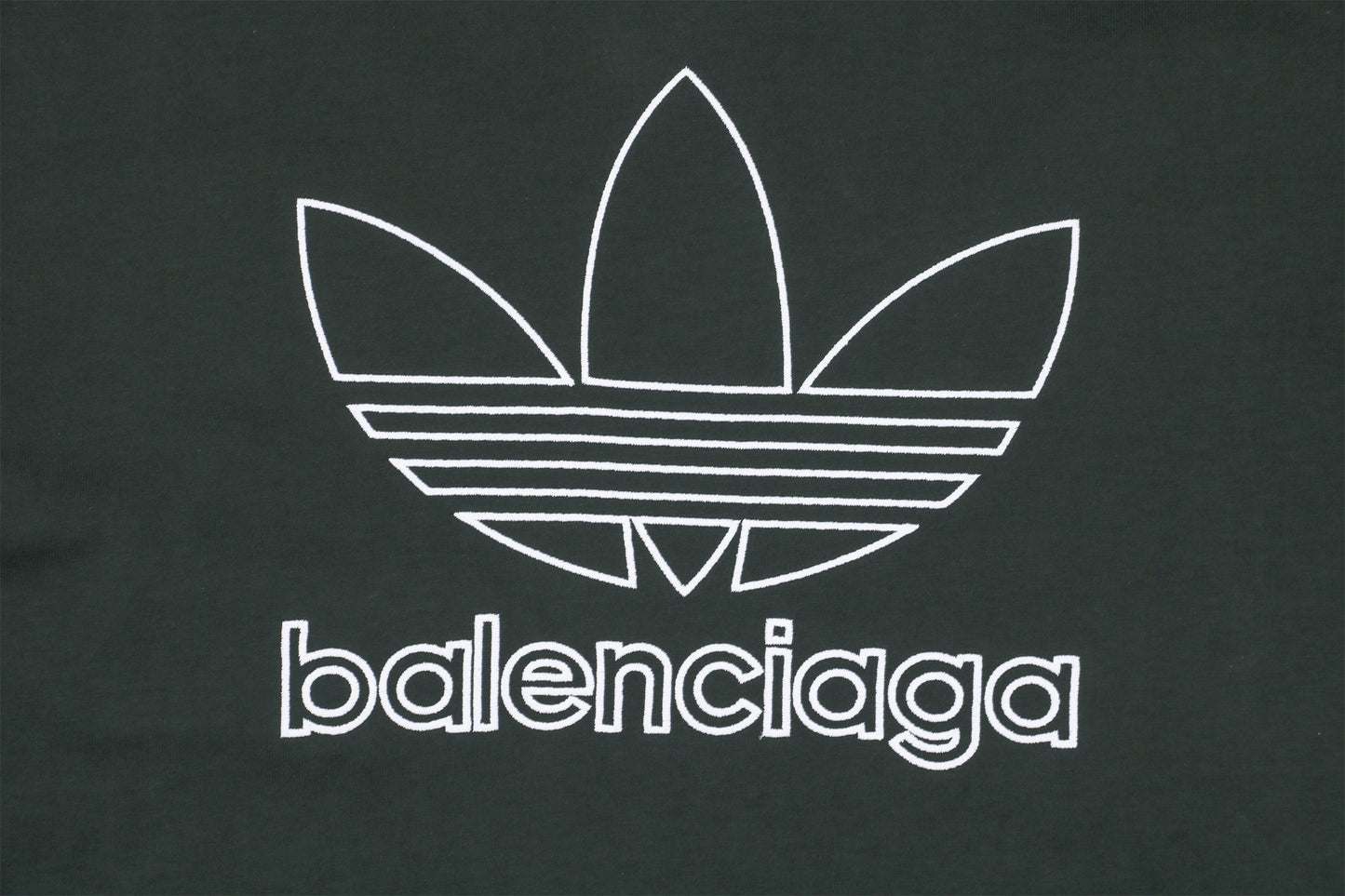 Balenci Adidas T-Shirt Dark Green