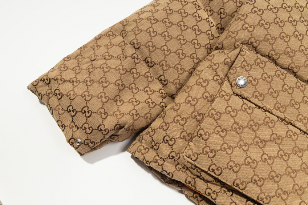 Contrast Puffer Jacket