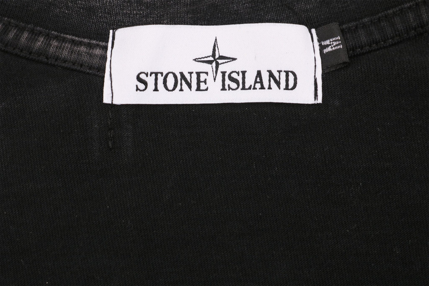 Stone Island Black Sweater (Purple Logo)