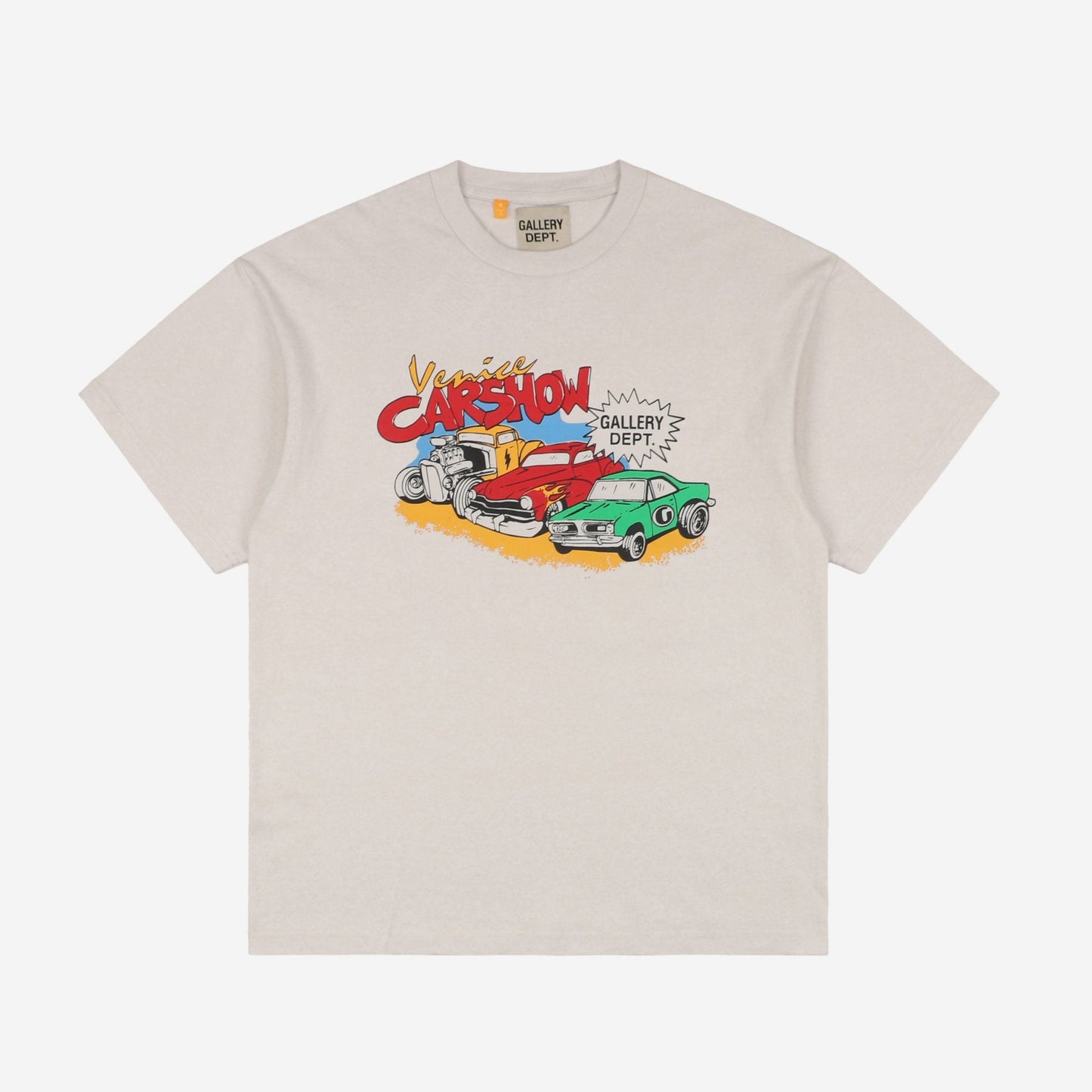 Carshow Beige T-Shirt