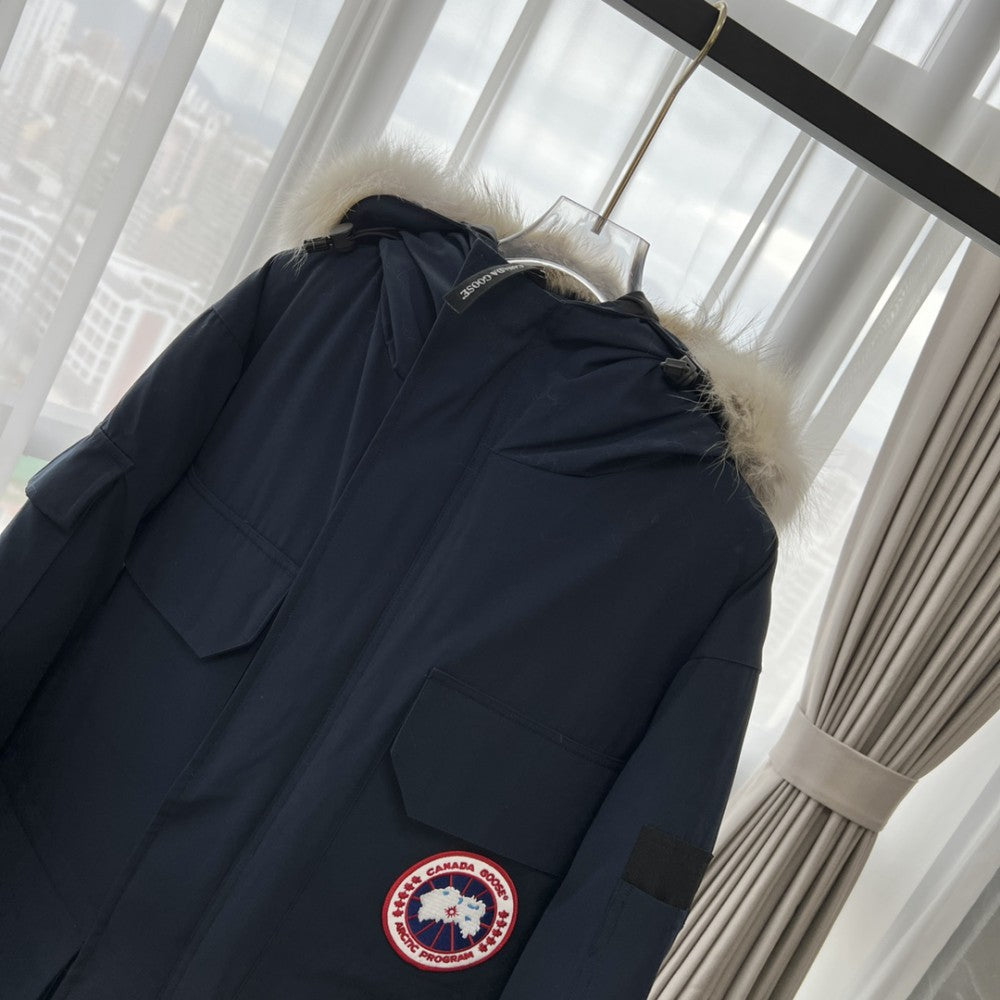ThermaCore Faux Fur Jacket Navy