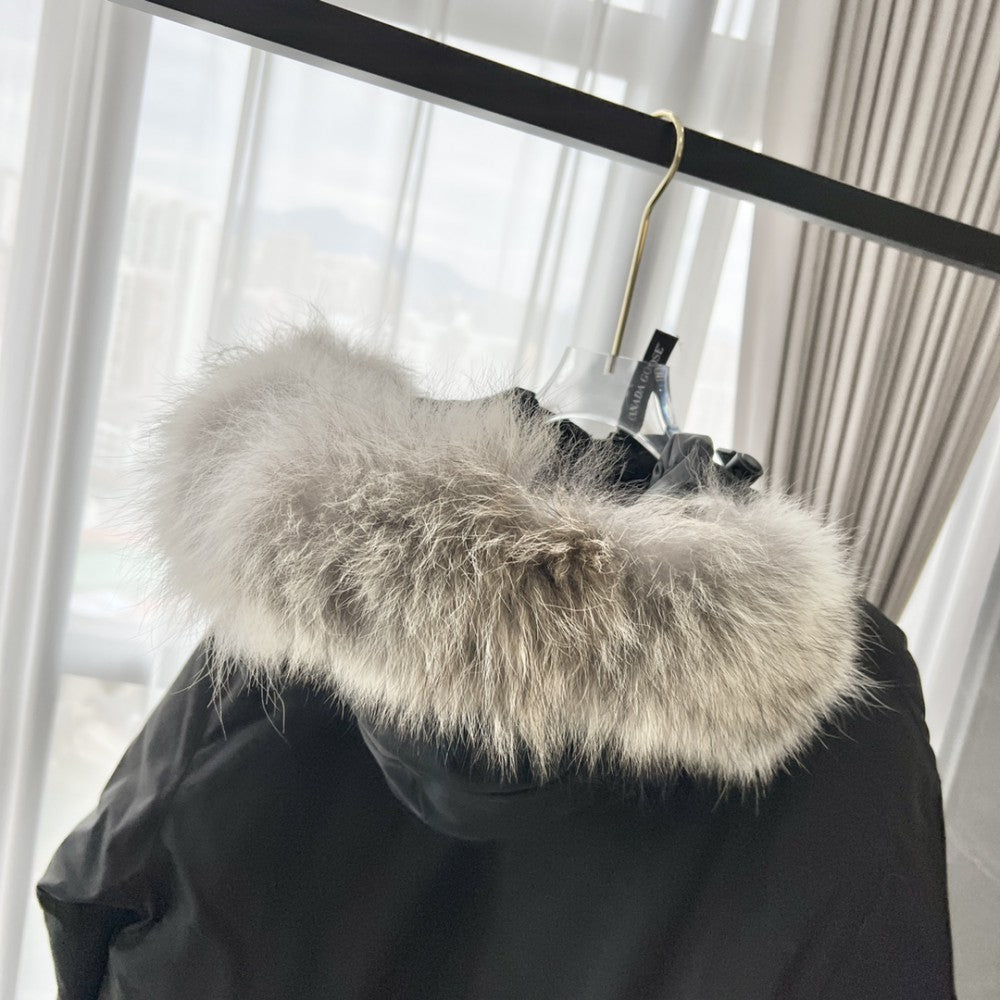 ThermaCore Faux Fur Jacket Black