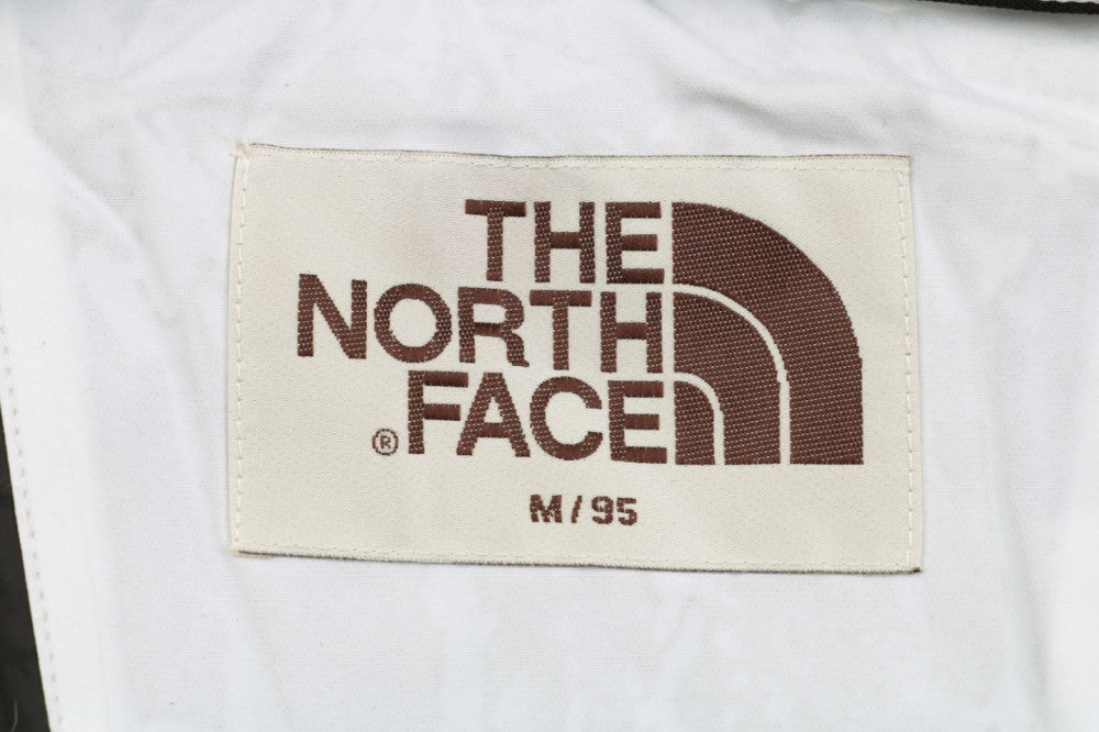 North Face Puffer Trench Coat White