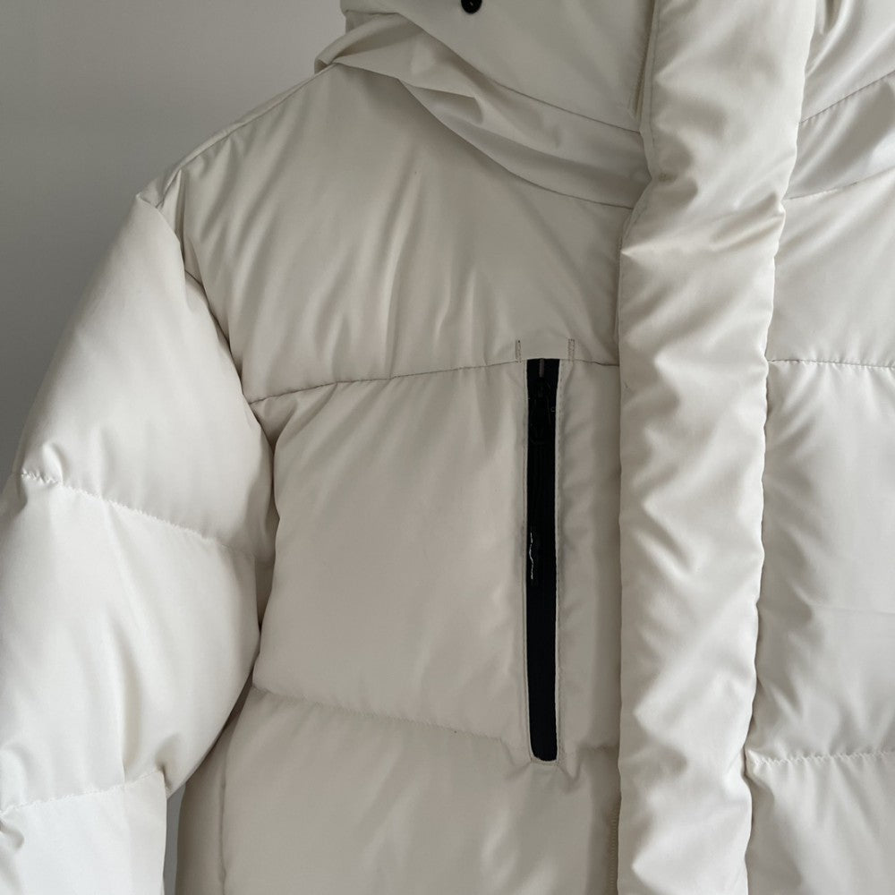 North Face Trench Coat Jacket White