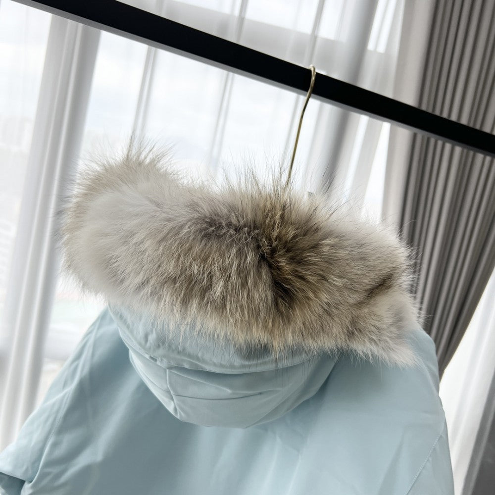 ThermaCore Faux Fur Jacket Blue