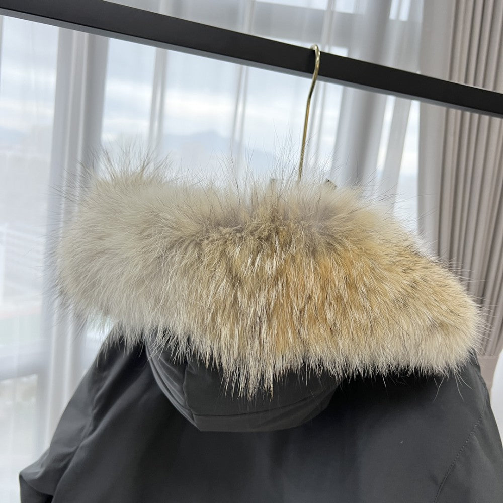 ThermaCore Faux Fur Jacket Grey
