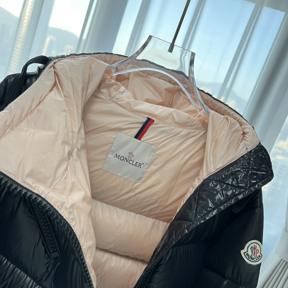 Padded Shine Fit Zip Puffer Jacket