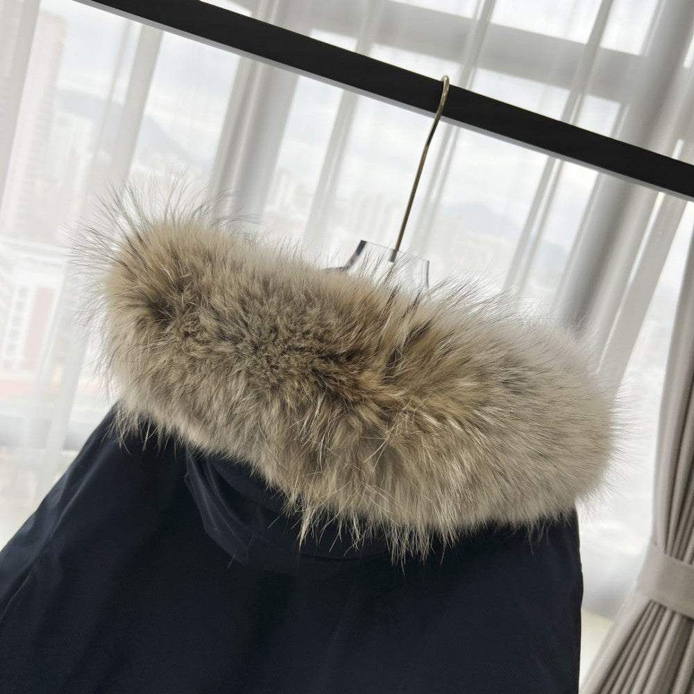 ThermaCore Faux Fur Jacket Navy