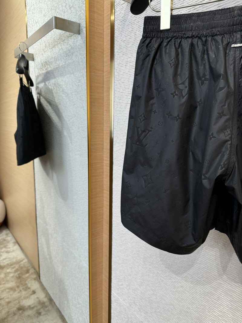 Jacquard Beach Shorts Black