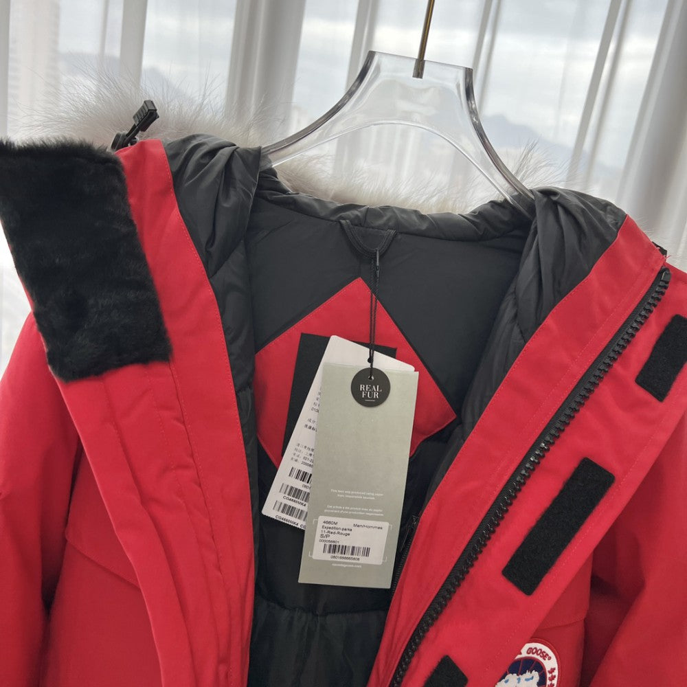 ThermaCore Faux Fur Jacket Red