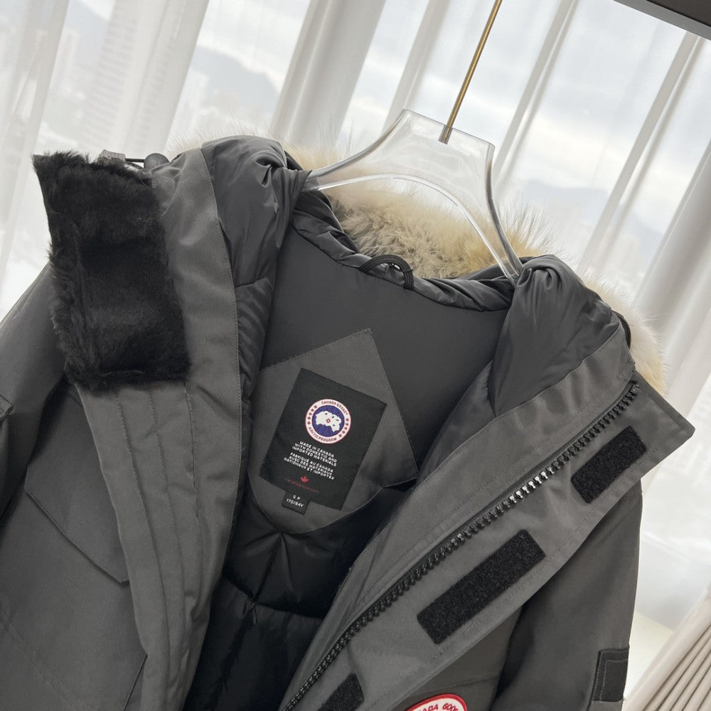 ThermaCore Faux Fur Jacket Grey