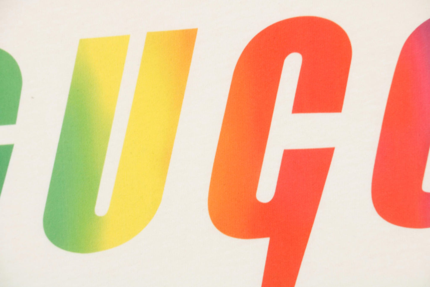 Blade Print Rainbow White T-Shirt