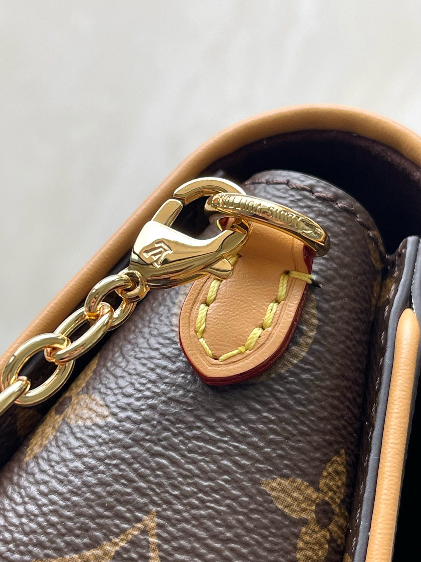 Papillon Trunk Monogram Chain Bag