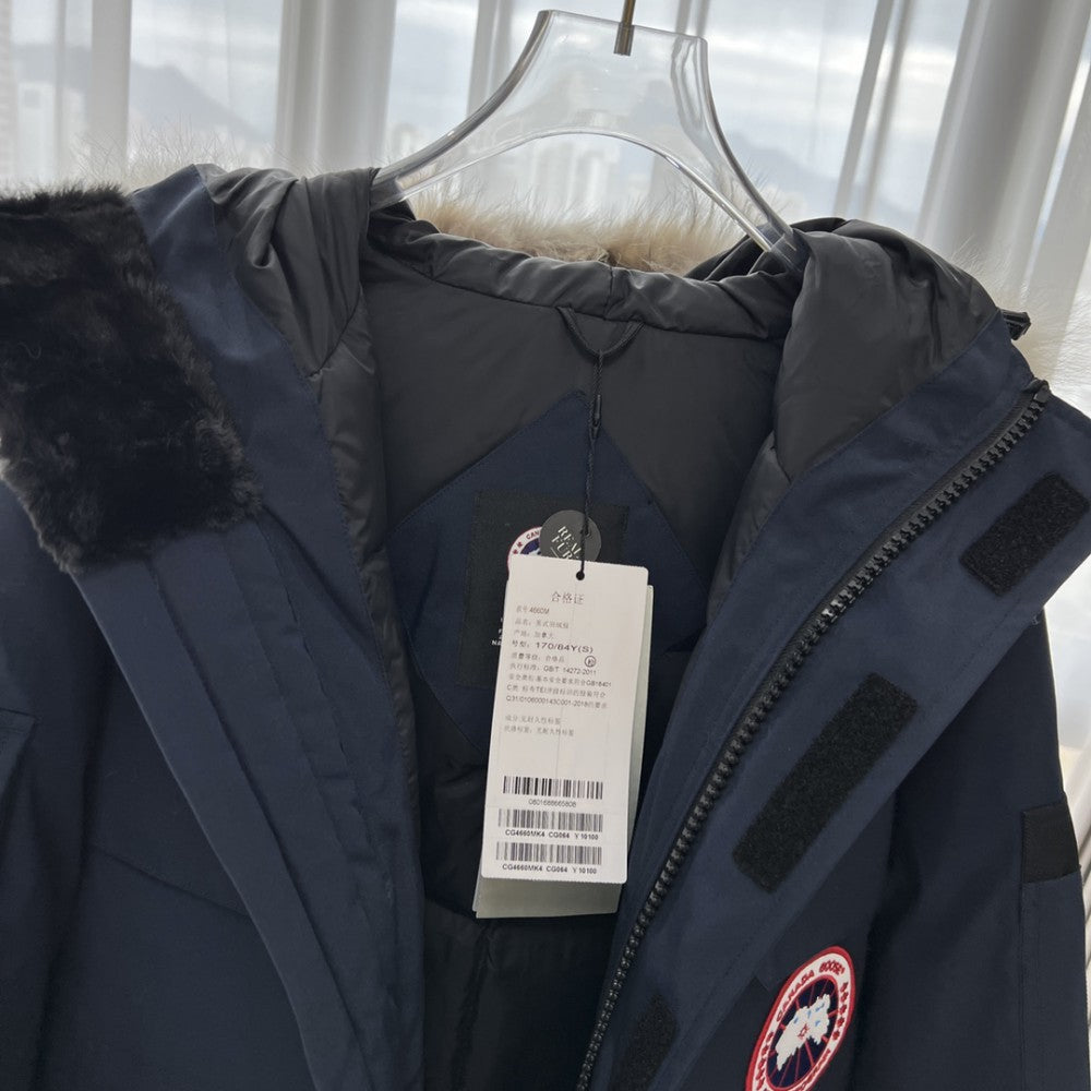 ThermaCore Faux Fur Jacket Navy