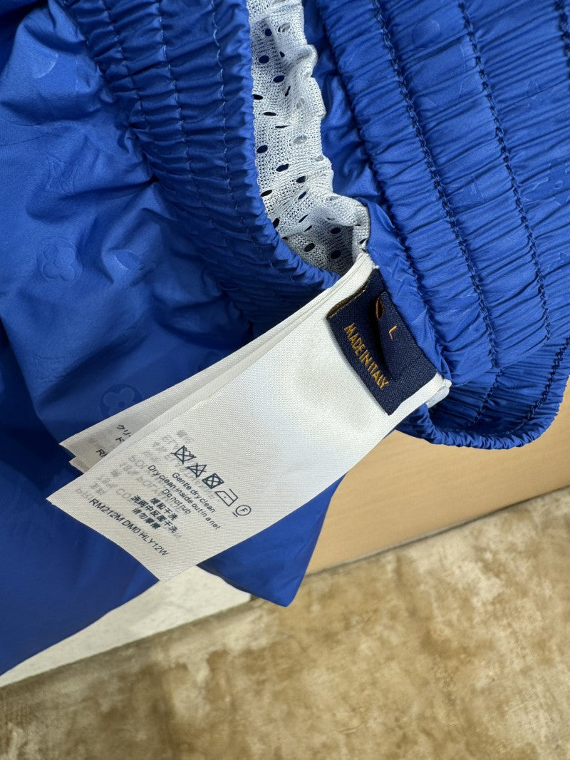 Jacquard Beach Shorts Blue