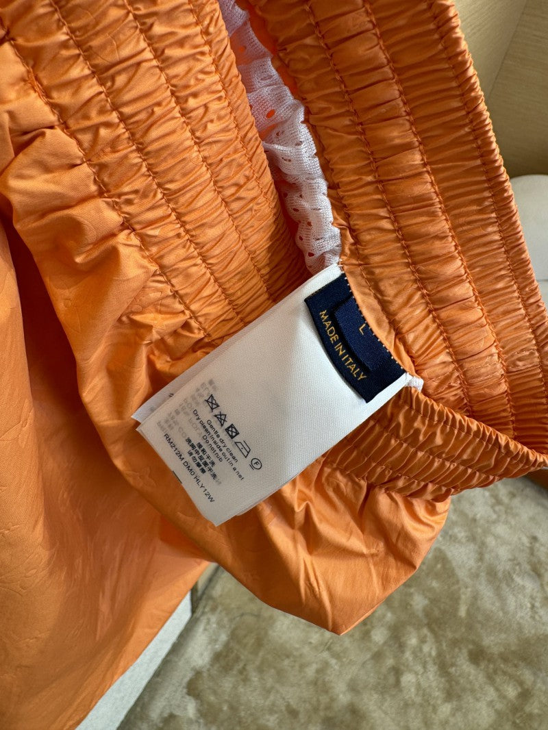 Jacquard Beach Shorts Orange