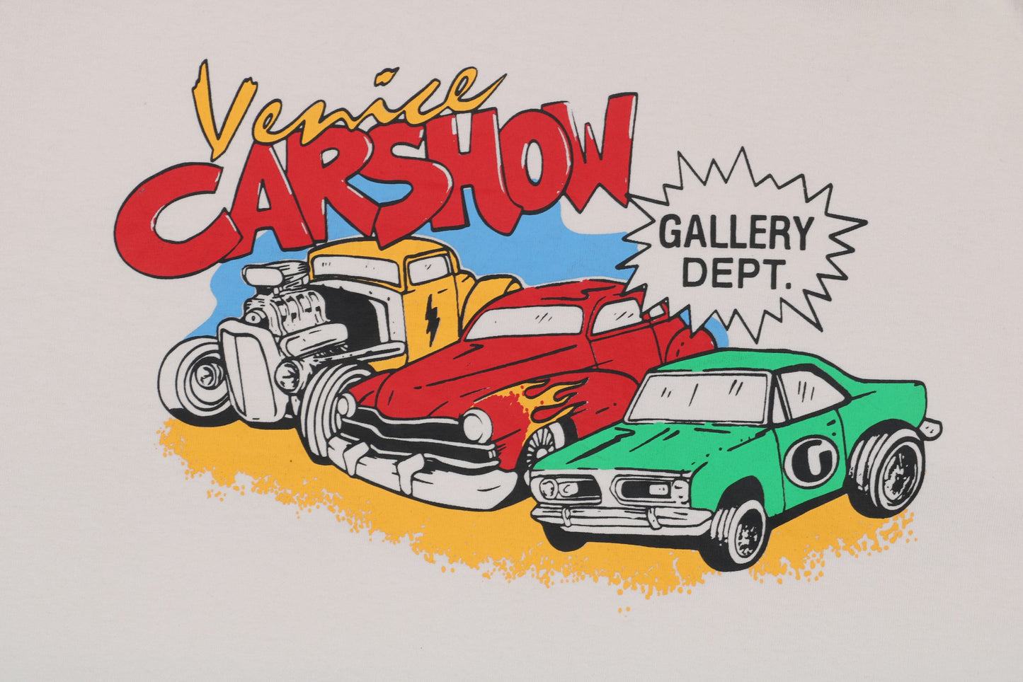 Carshow Beige T-Shirt