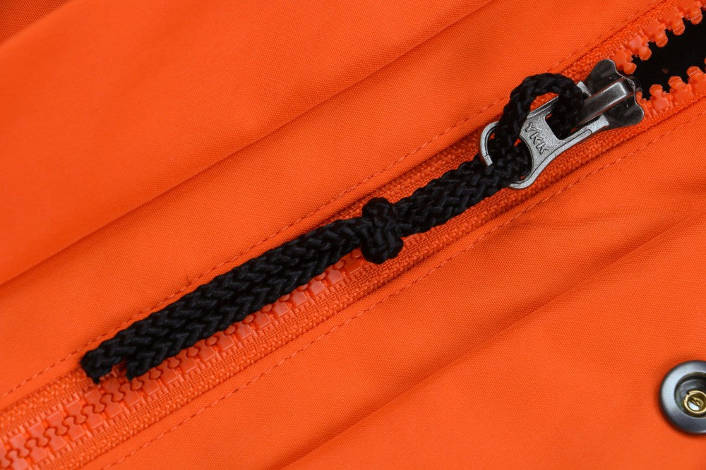 North Face Waterproof Jacket Orange
