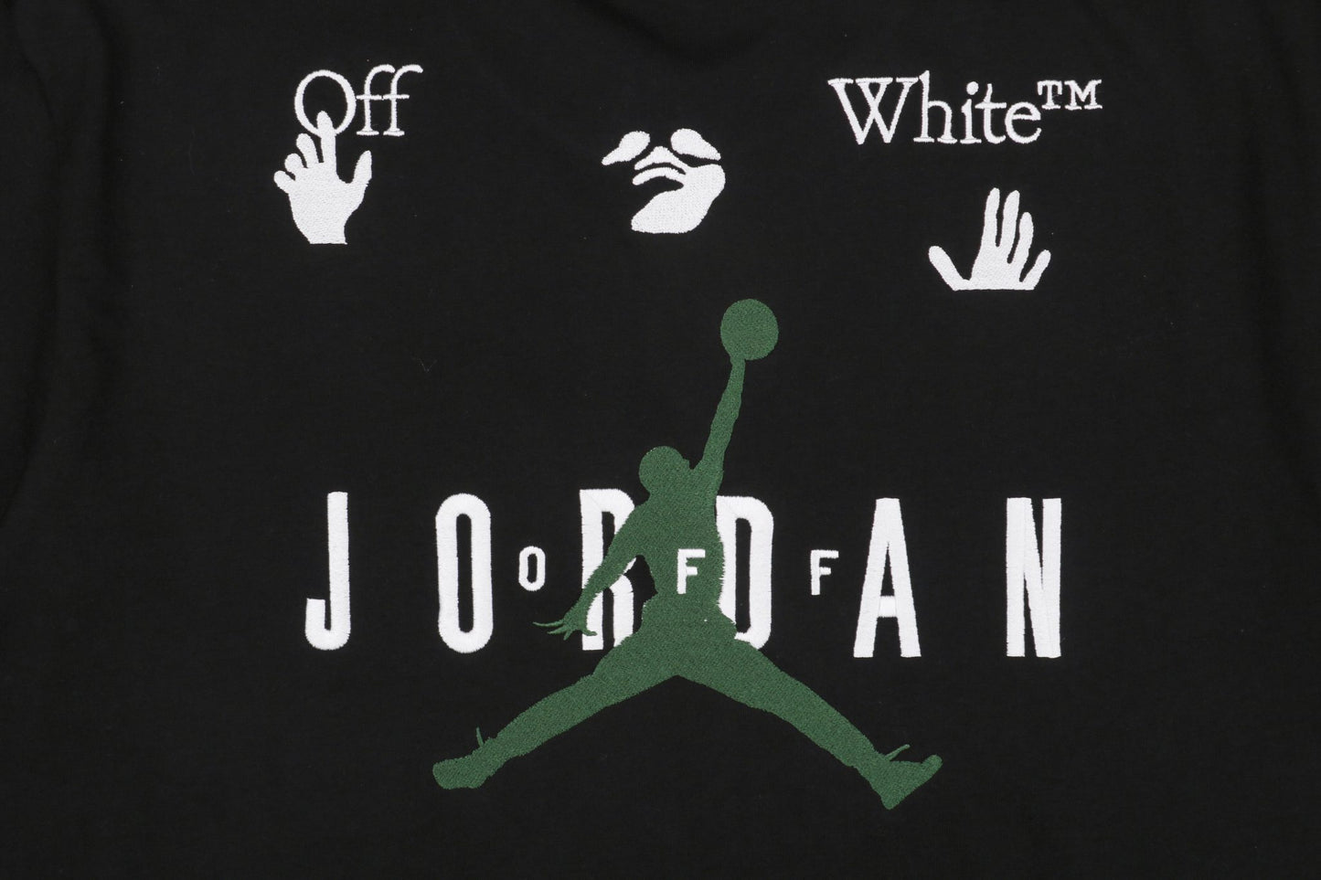 OW x AJ Black T-Shirt