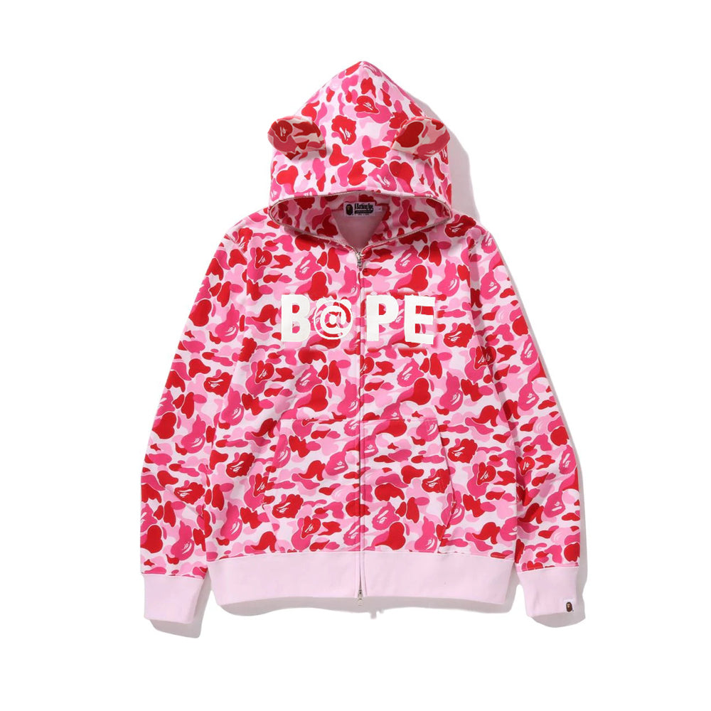 Bape Camouflage Hoodie (Blue/Green/Pink)