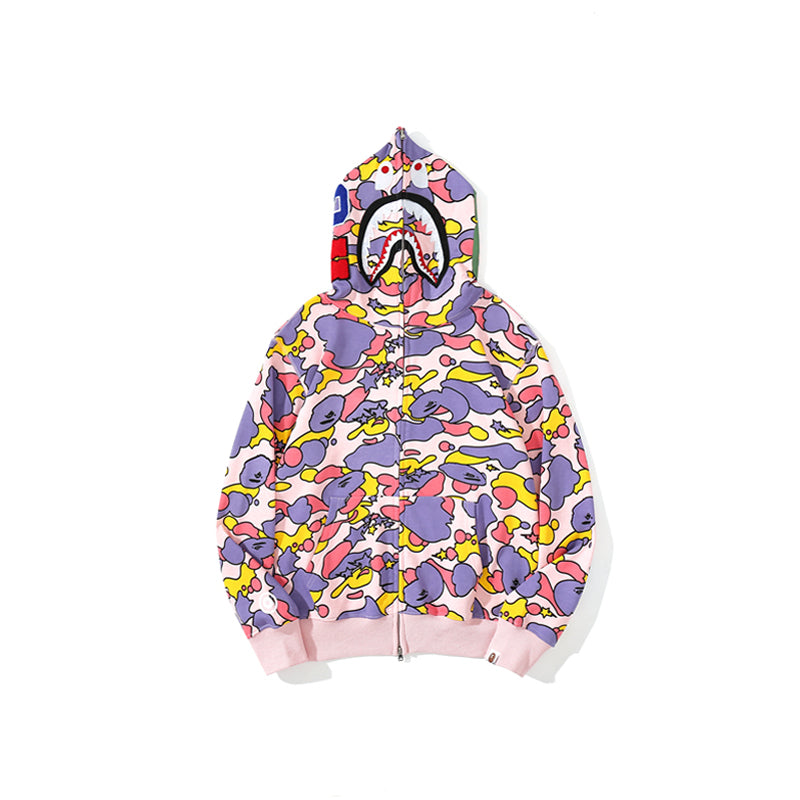 Bape Camouflage Multicolour Hoodie