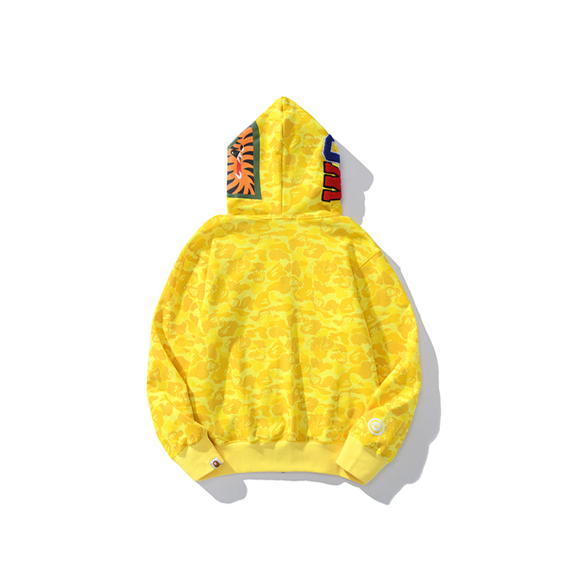 Bape Camouflage Yellow Hoodie