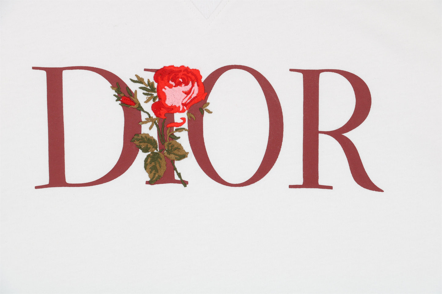 White T-Shirt Red Logo