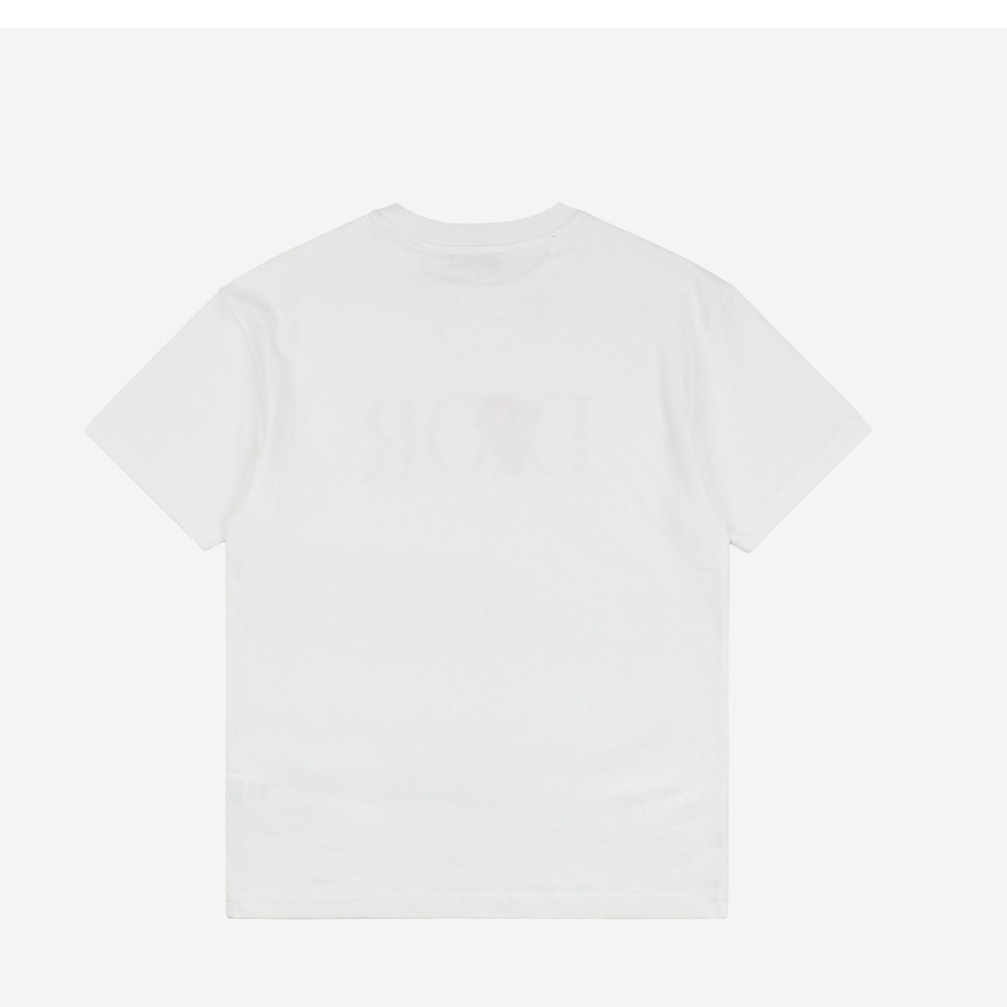 White T-Shirt Red Logo