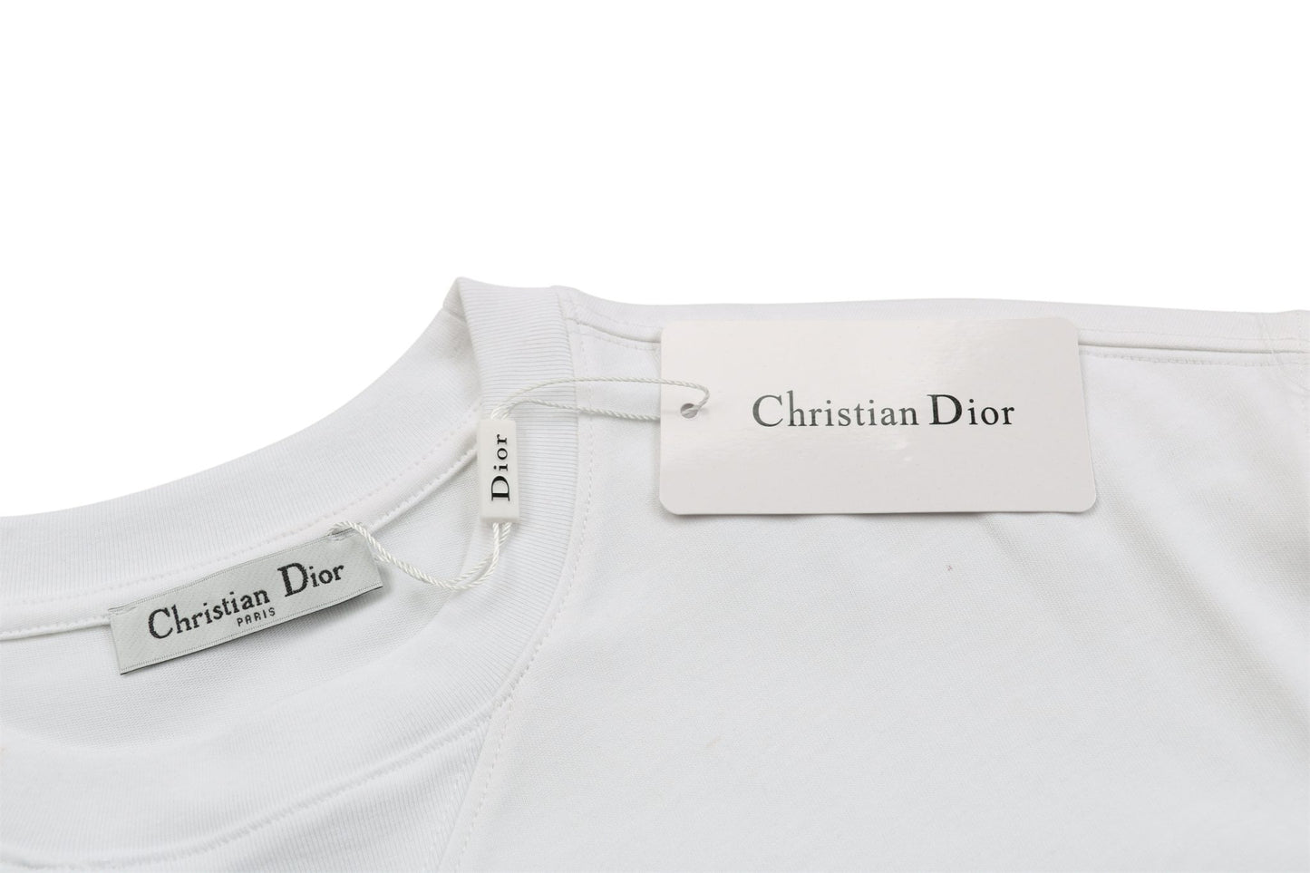 White T-Shirt Red Logo
