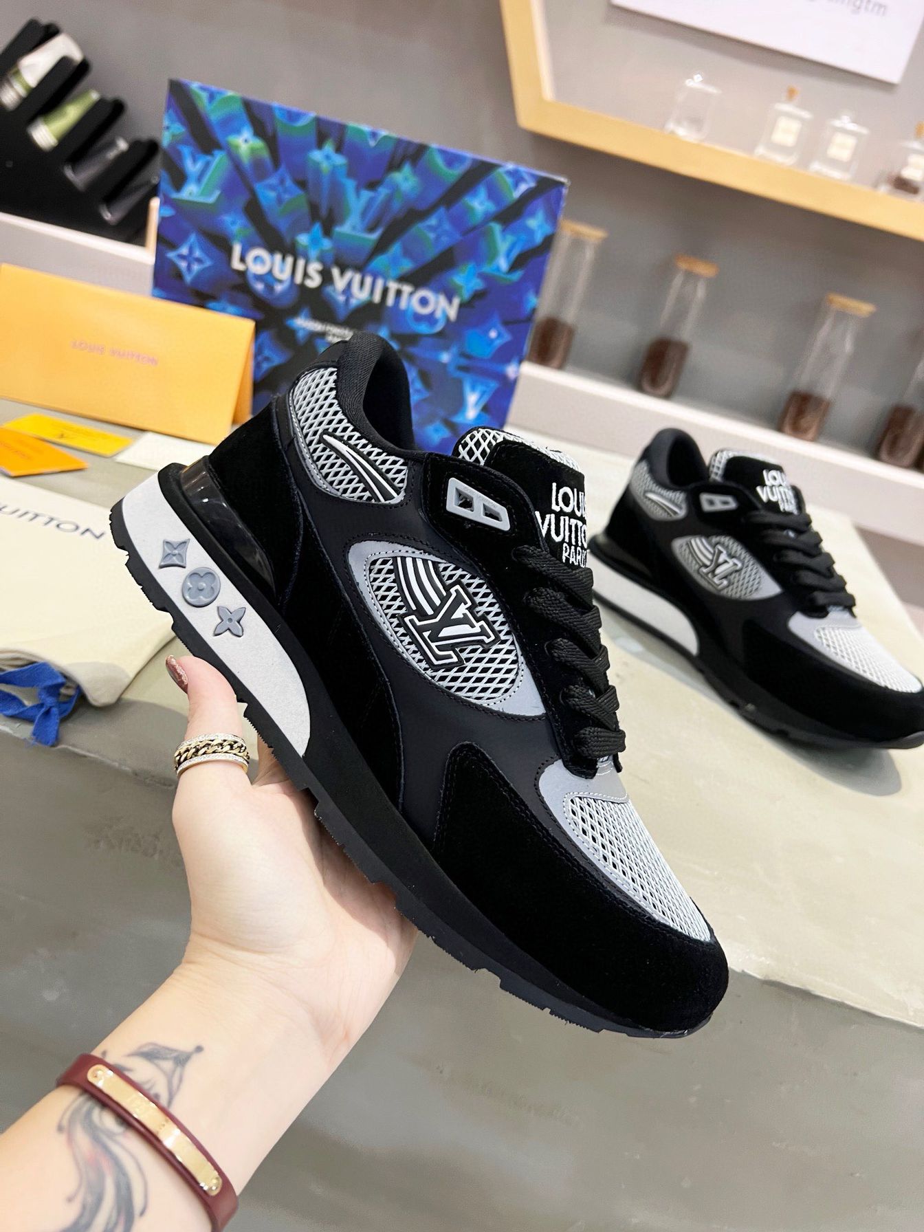 Velocity Knit Runners Black