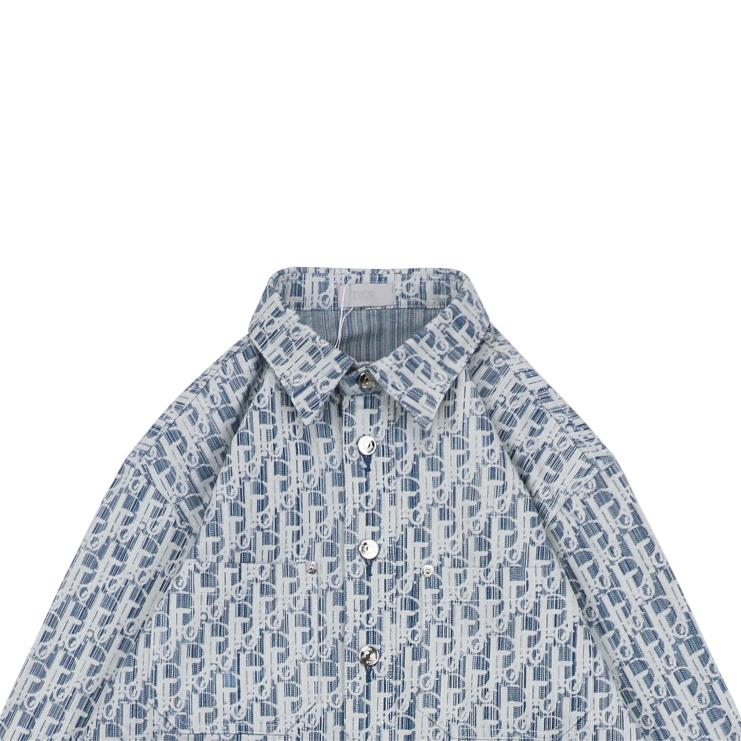 Blue and White Shirt