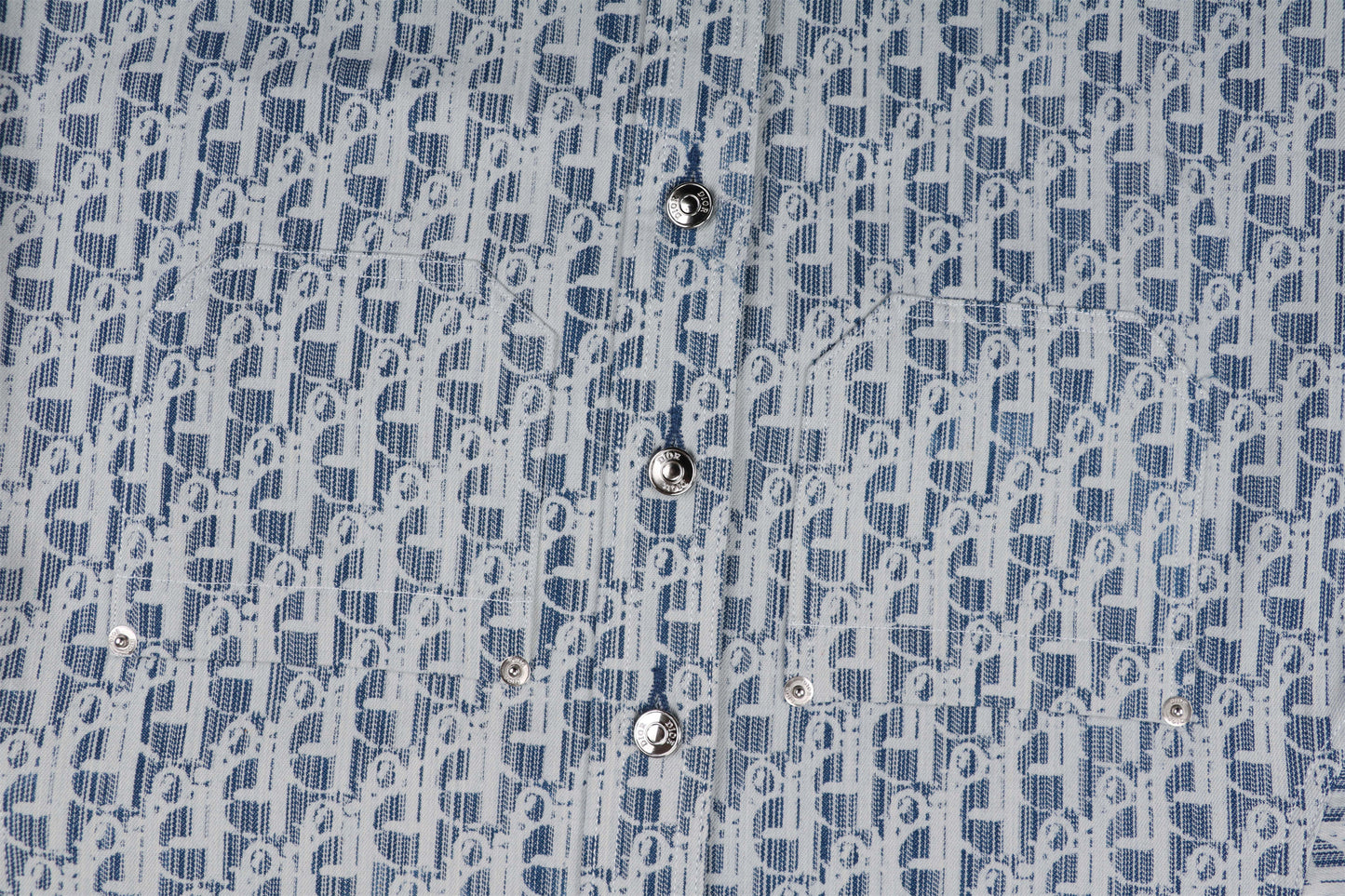 Blue and White Shirt