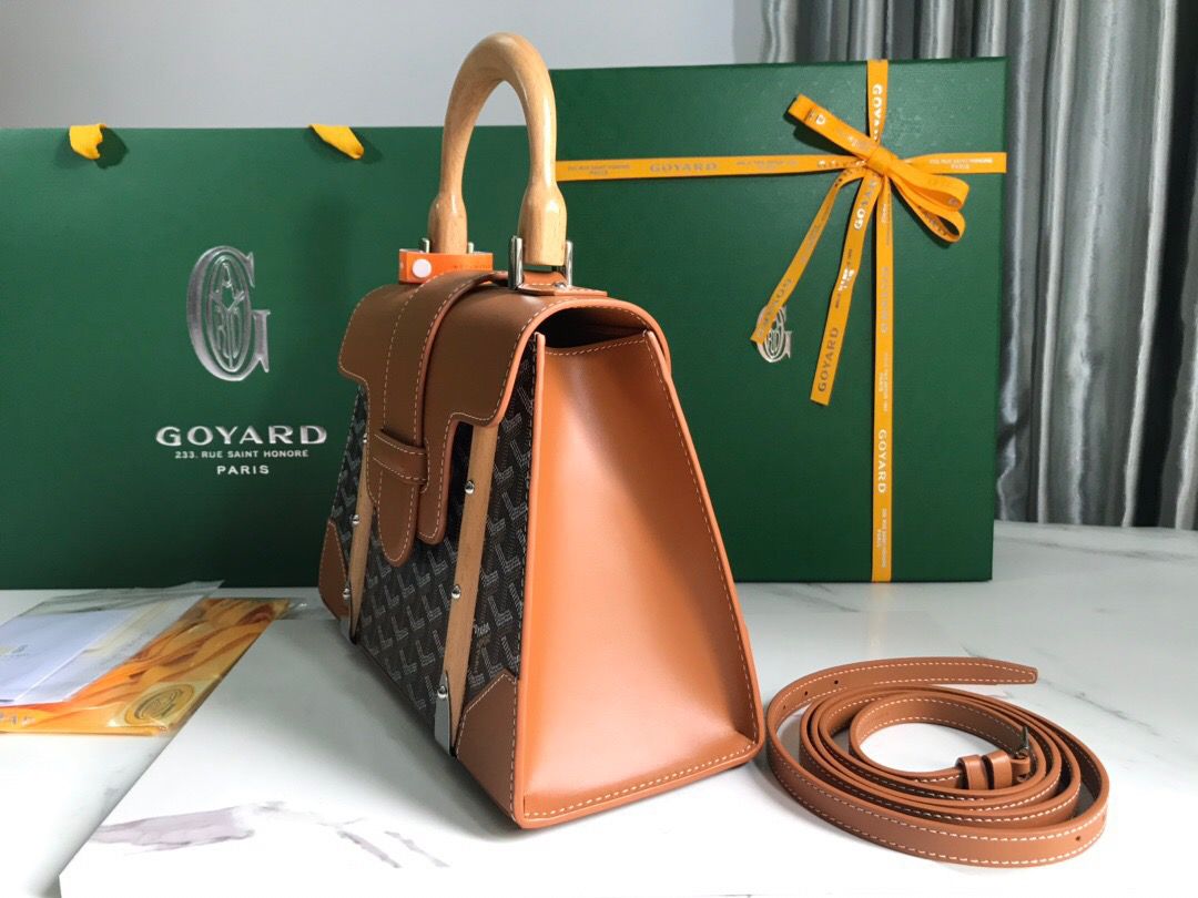 GYARD Saïgon Mini Trunk Bag Black Tan