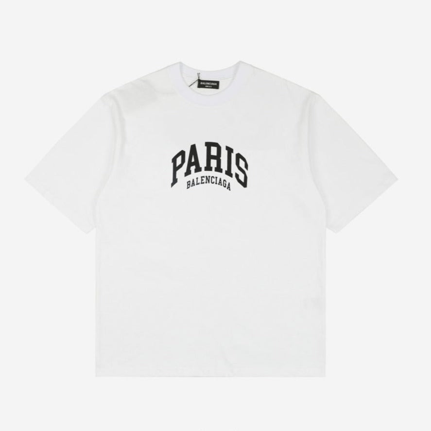 Balenci Cities Paris T-Shirt White