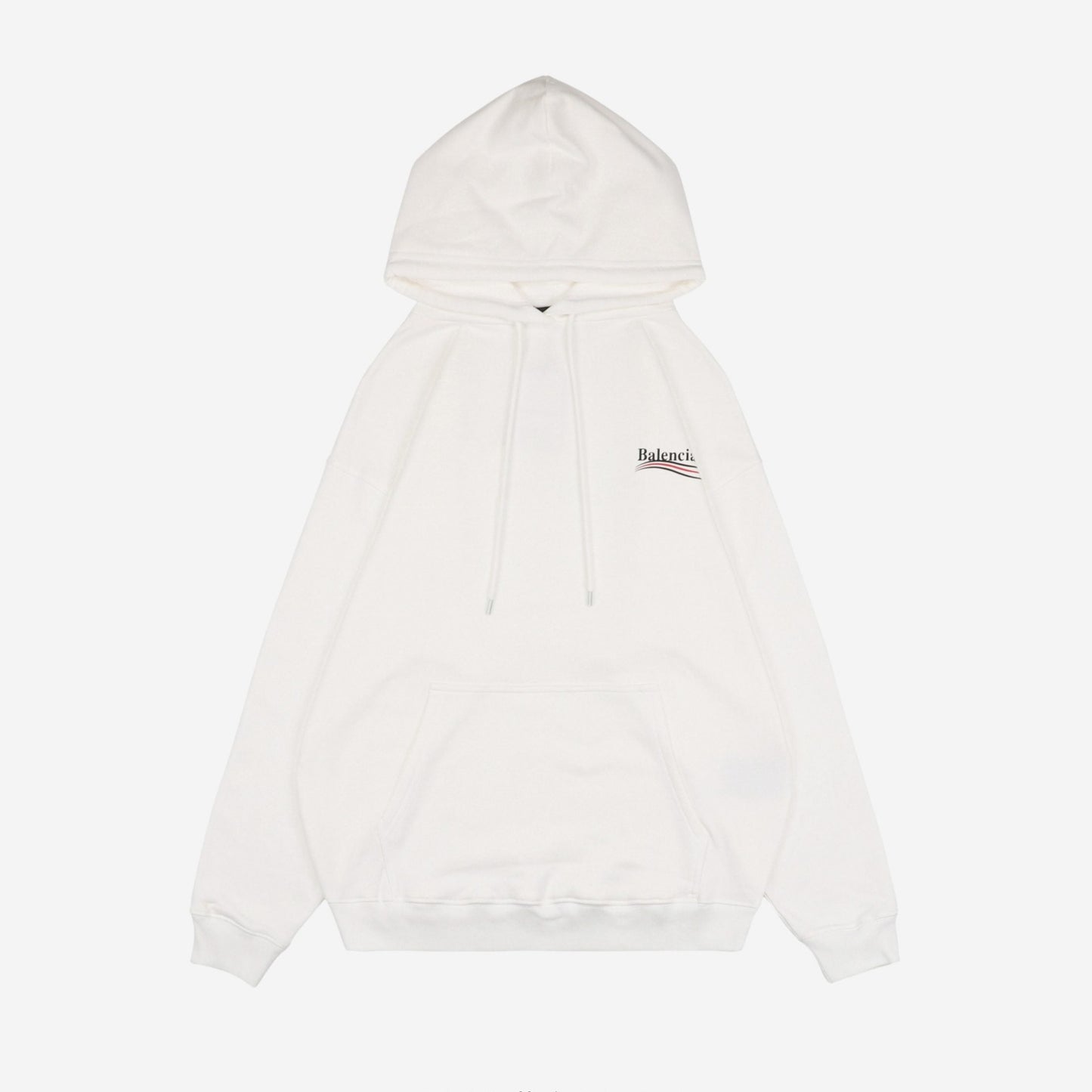 Balenci Political Campaign Cream Hoodie