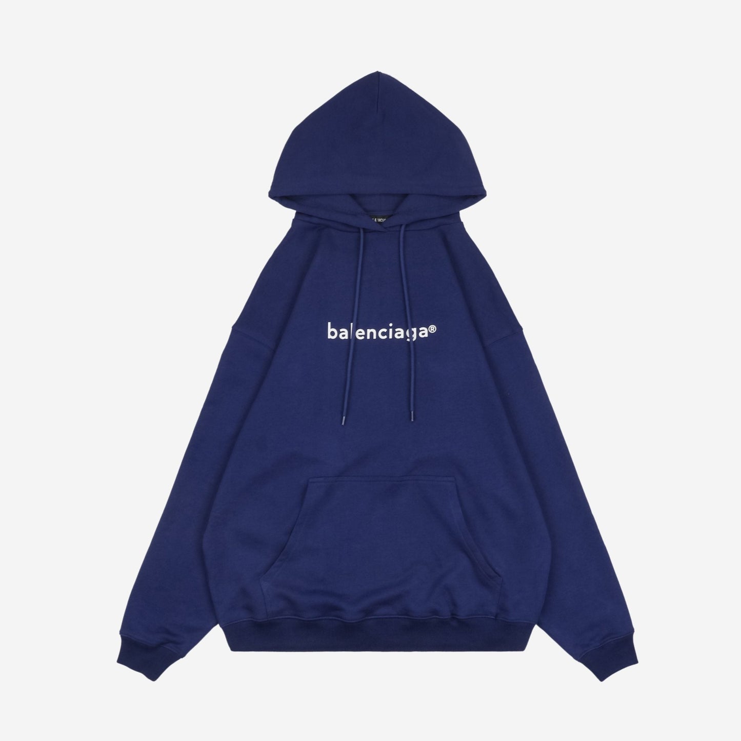 Balenci New Copyright Hoodie Navy