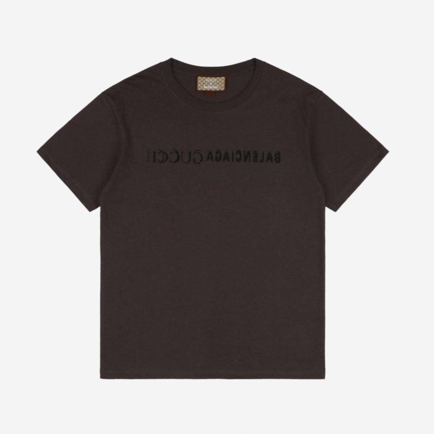 Balenci Gucci T-Shirt Brown