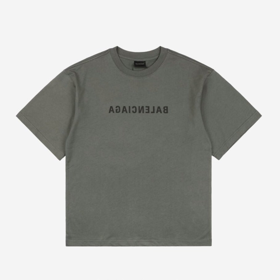 Balenci Mirror T-Shirt Dark Grey