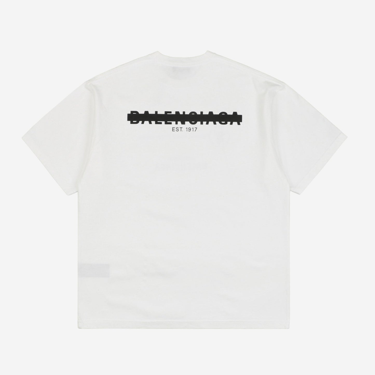 Balenci Crossed Logo T-Shirt White