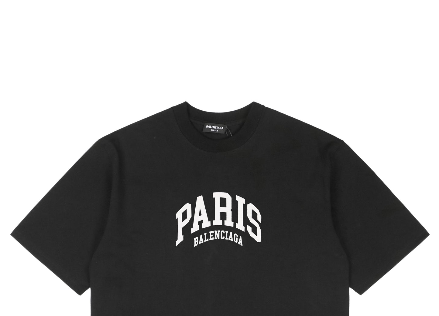 Balenci Cities Paris T-Shirt Black White