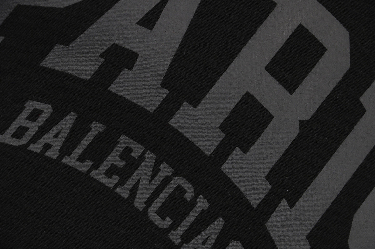 Balenci Cities Paris T-Shirt Black Grey