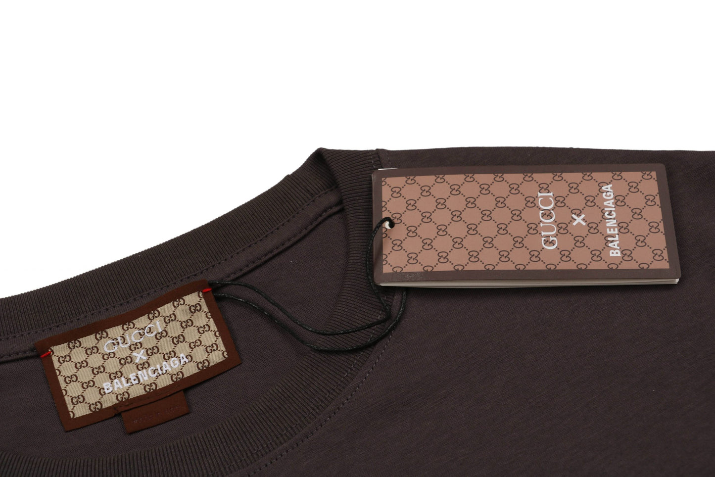 Balenci Gucci T-Shirt Brown