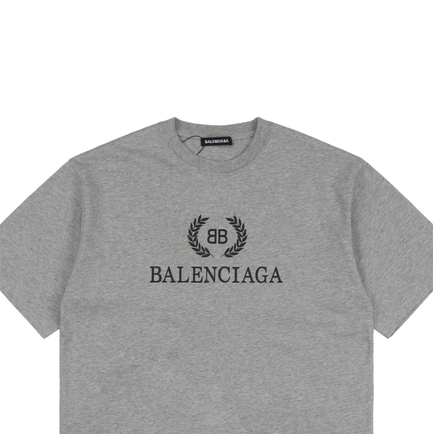 Balenci BB Logo T-Shirt Grey