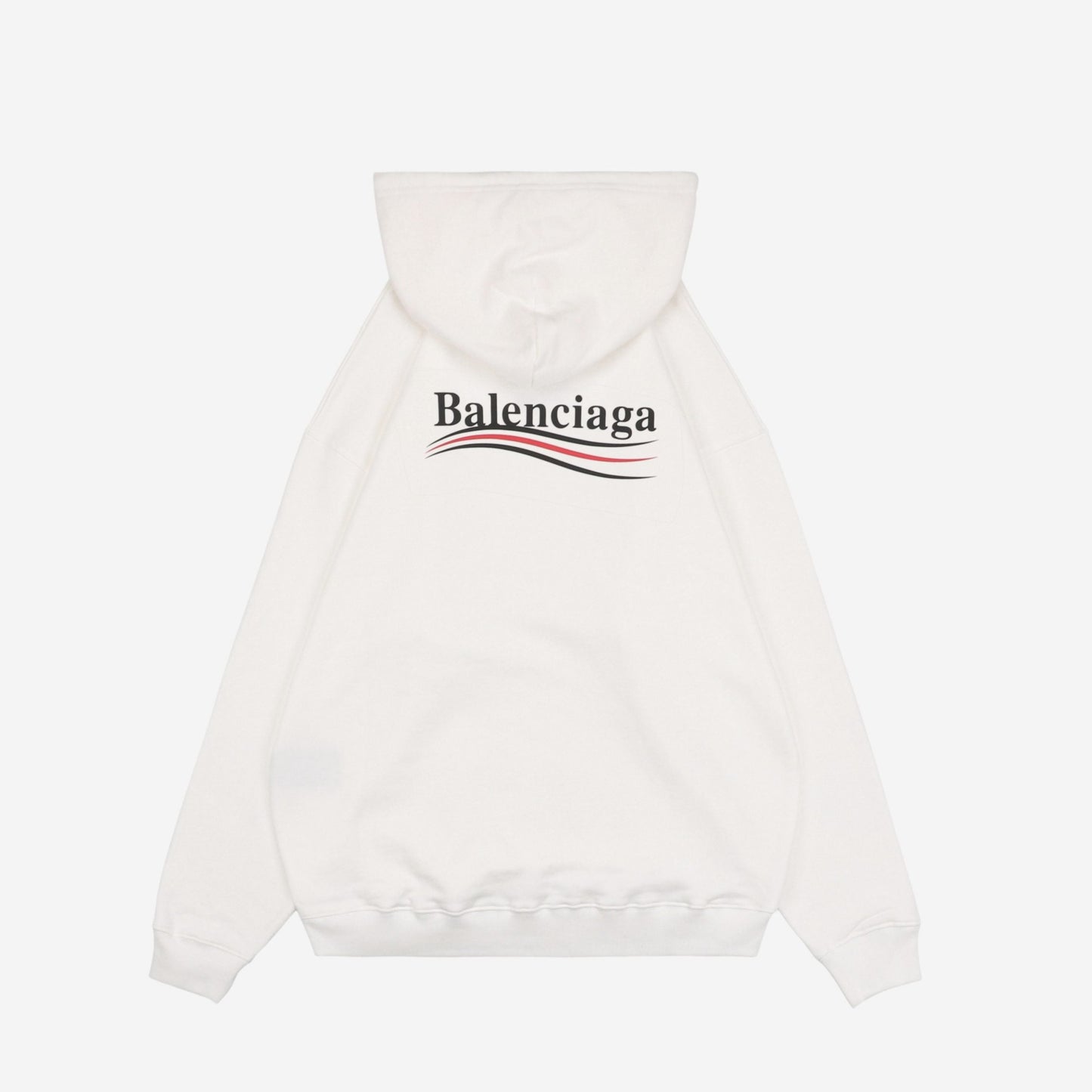 Balenci Political Campaign Cream Hoodie